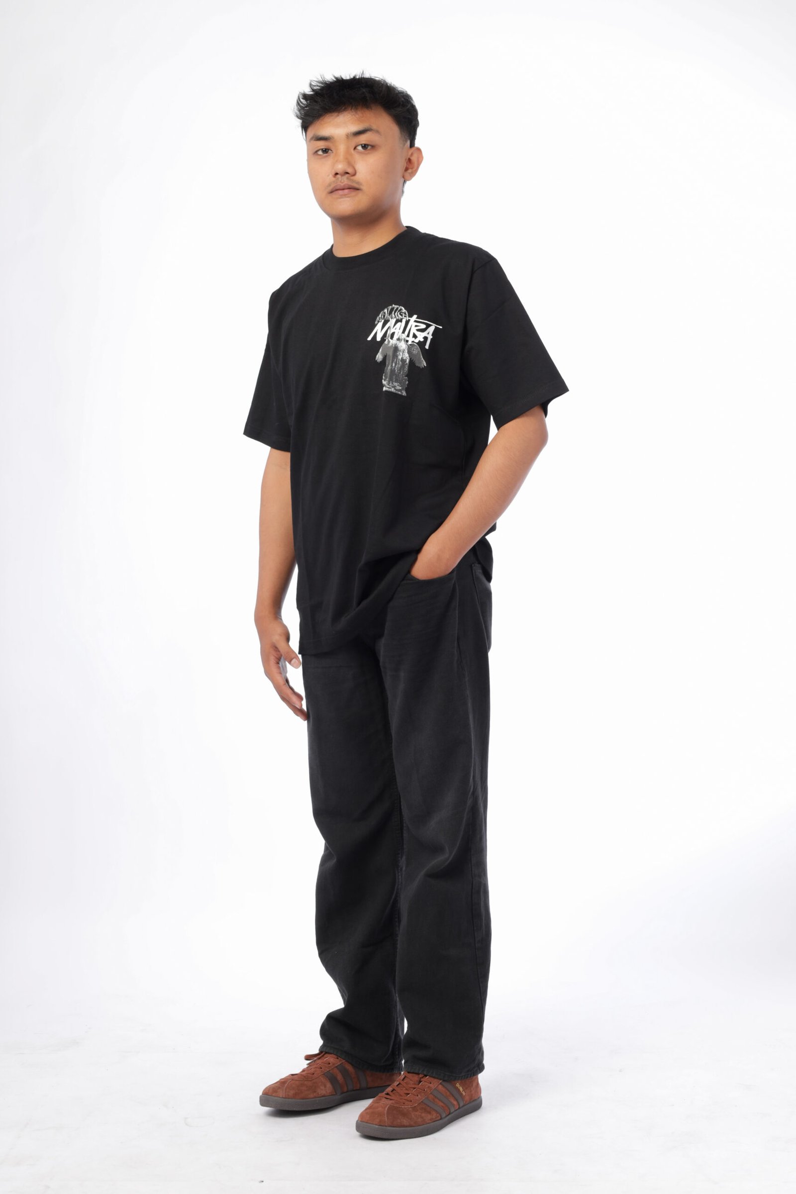 umbrella maltramantra tee black umbrella maltramantra tee black